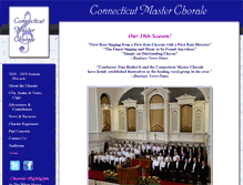 Tablet Screenshot of cmchorale.org